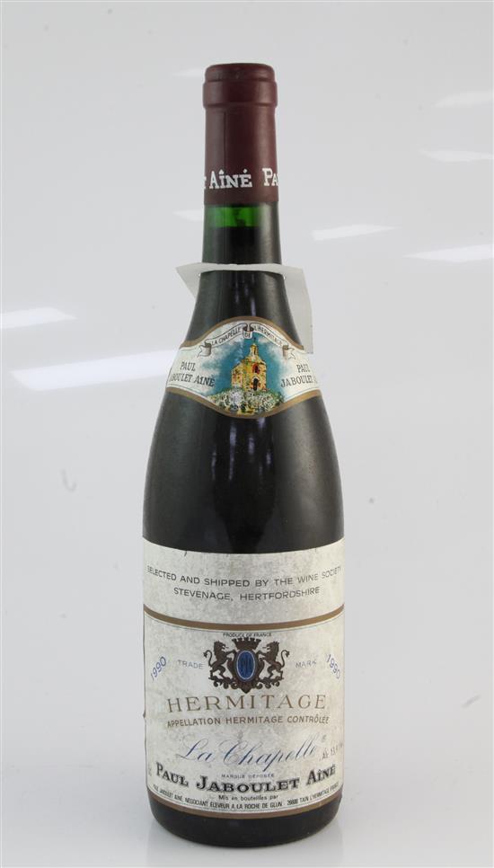 One bottle of Hemitage La Chapelle 1990, Jaboulet,